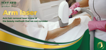 Arm hair removal laser