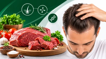 اللحوم الحمراء بعد زراعة الشعر