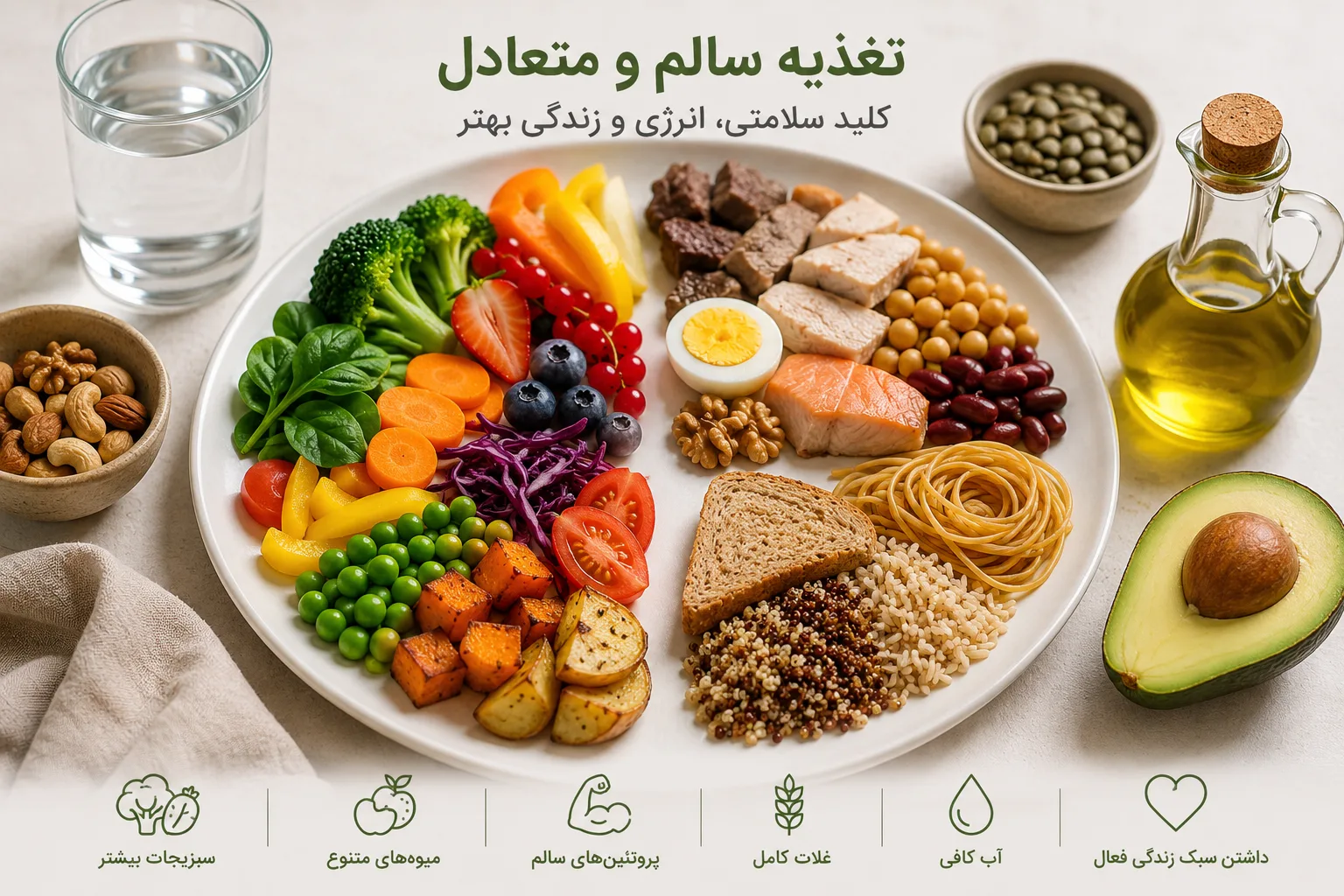 تغذیه سالم و متعادل