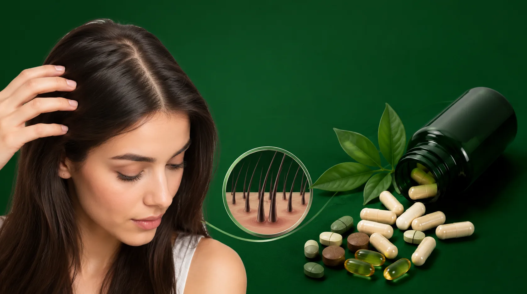 بهترین قرص برای موهای نازک